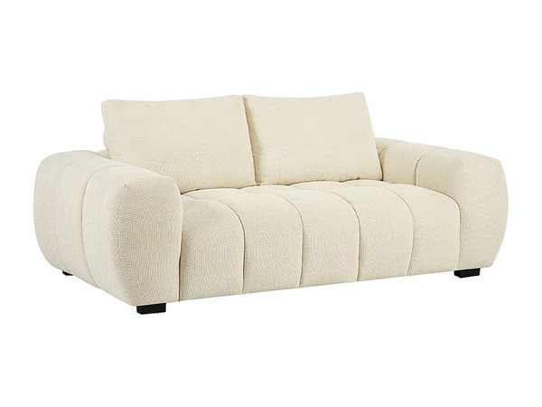 Vente-unique - BERENIA 3-sitssoffa i beige texturerat tyg
