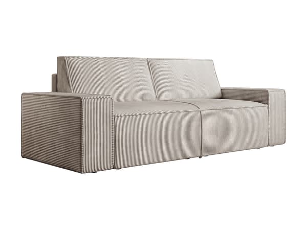 Vente-unique - 3-sits soffa i beige manchester AMELIA