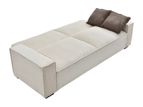 Vente-unique - 3-sits bäddsoffa i beige manchester SEKOTA