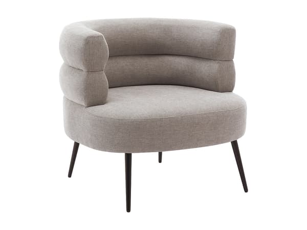 Vente-unique - Grå tygfåtölj CAMEDO