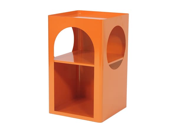 Vente-unique - Sidobord i Metall - Orange STALY