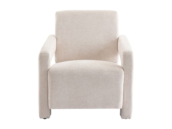 Vente-unique - ISPARTA beige fåtölj i texturerat tyg