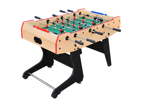 Vente-unique - Hopfällbart bordsfotbollsbord i MDF - 137 x 74,5 x 86 cm - STADIUM
