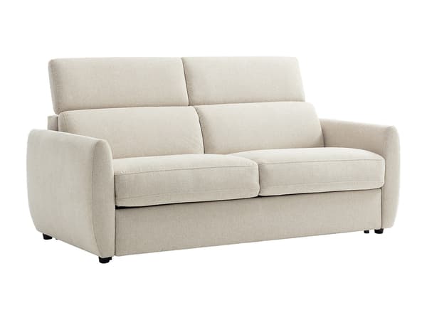 Vente-unique - 3-sits bäddsoffa express i beige tyg SOVALI