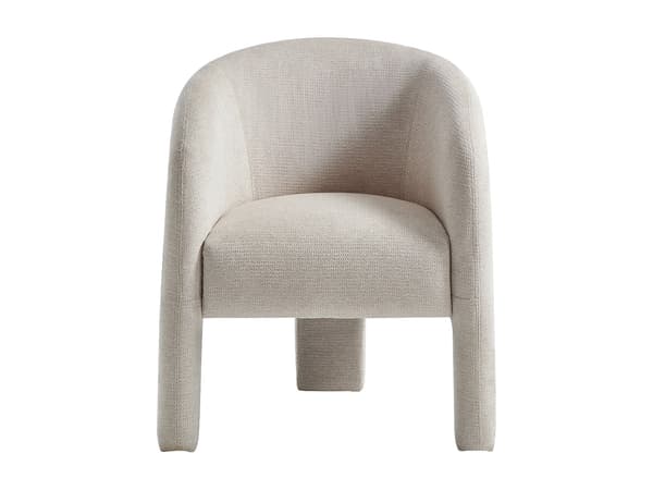 Vente-unique - ZELUVA beige texturerat tygfåtölj från Maison Céphy