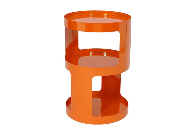 Vente-unique - Sidobord i Metall - Orange MARJAK