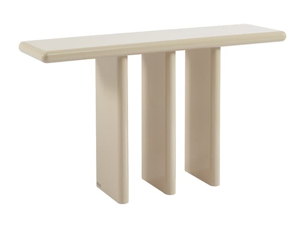 Vente-unique - Konsolbord i MDF - Beige Klarlackad ELWENA