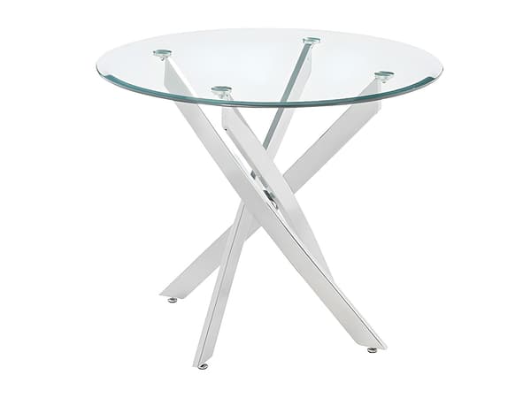 Vente-unique - COSIMA bordsset + 2 NADYA stolar - Svart