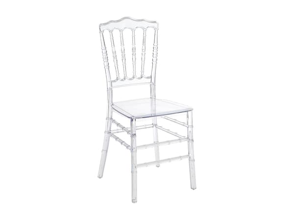 Vente-unique - Set med 2 polykarbonatstolar - Kristall - AMBELON