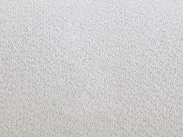 Vente-unique - 3-sitsigsoffa i vit bouclétyg SORIELI