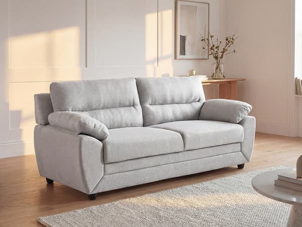 Vente-unique - 3-sitssoffa i beige tyg MANOA