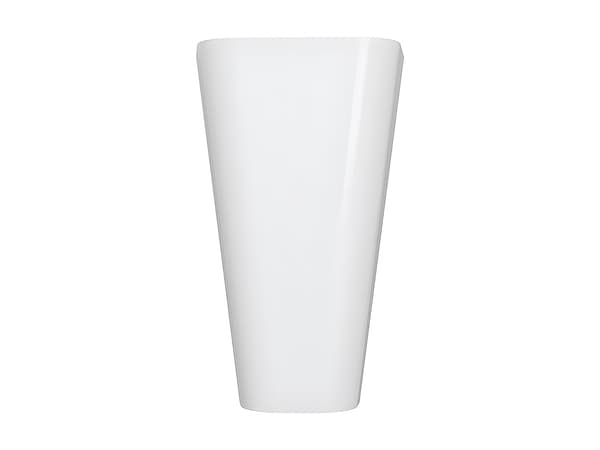 Vente-unique - Rektangulär golvstående tvättställ i solid surface - Vit - TILICHO