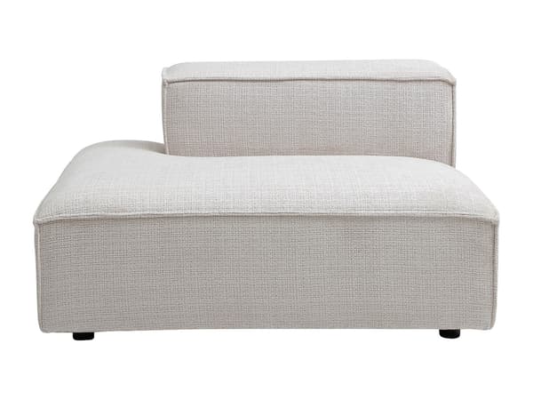 Vente-unique - Modulär öppen hörnsoffa i beige chenilletyg RUZOLO