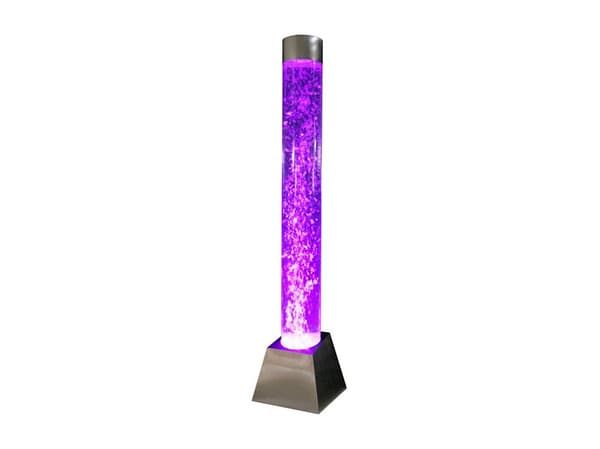 Vente-unique - Vattenbubbellampa med LED-belysning i silver 130 cm WOBY