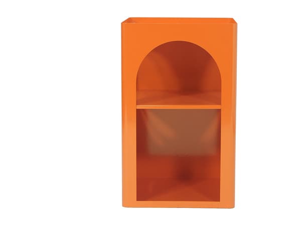 Vente-unique - Sidobord i Metall - Orange STALY