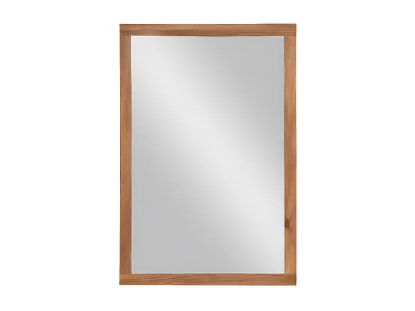 Vente-unique - Rektangulär spegel med ram av akaciaträ - 90 x 60 cm - SEPANG