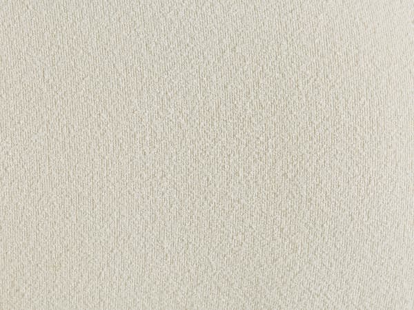 Vente-unique - 3-sits soffa i vit bouclé-tyg LINORIA