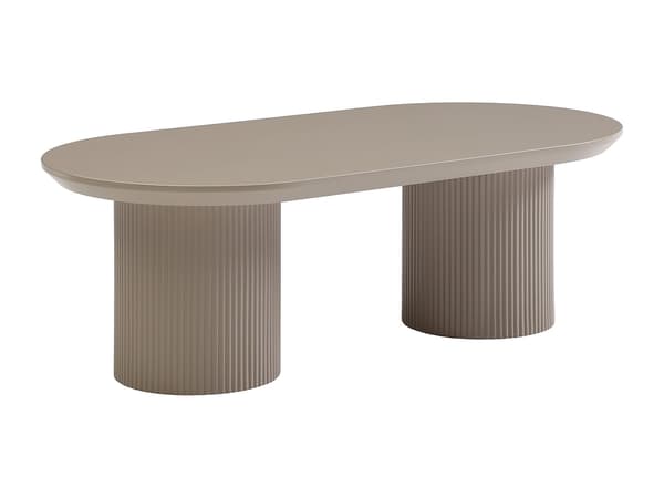 Vente-unique - Soffbord i MDF - Taupe - LORIMILA