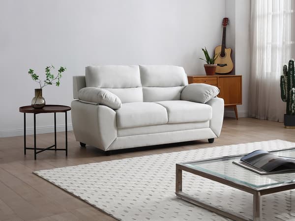 Vente-unique - 2-sitssoffa i beige tyg MANOA