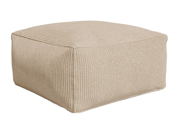 Vente-unique - Beige manchestersoffa NOUMARA