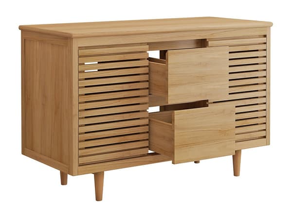 Vente-unique - Underskåp på ben i teak - 120 cm - TORAJA