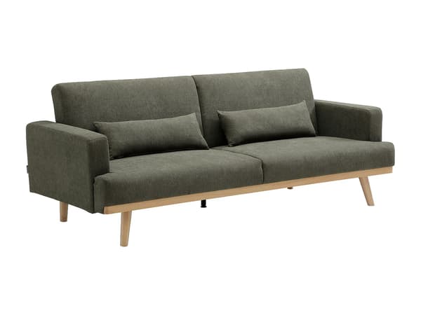 Vente-unique - 3-sitsig bäddsoffa clic-clac i grönt tyg ESME