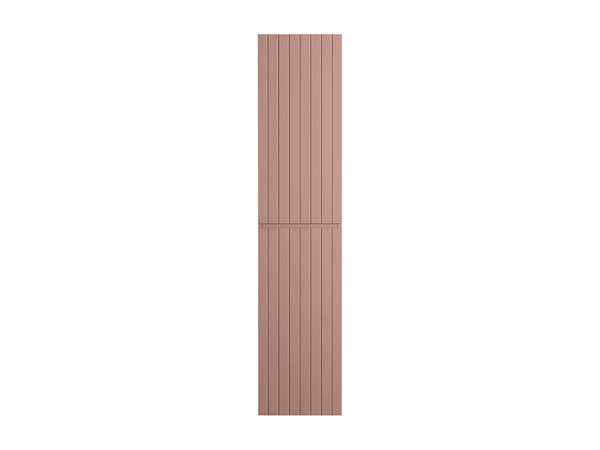 Vente-unique - Väggmonterad räfflad badrumspelare i rosa - H160 cm - SATARA