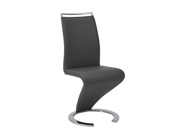 Vente-unique - 2-pack stolar TWIZY - Svart konstläder