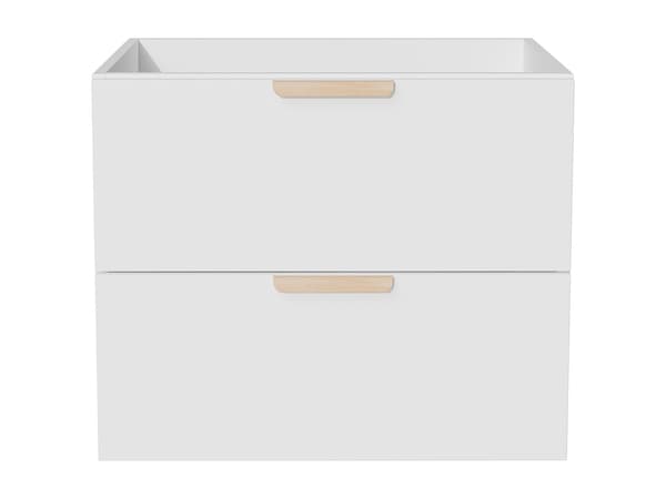 Vente-unique - Hängande underskåp för handfat – Vit – B60 cm – AVORELI