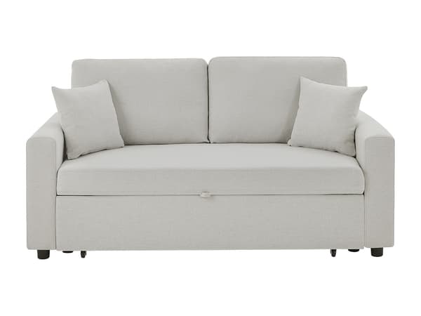 Vente-unique - INIZOR 3-sits bäddsoffa i beige tyg