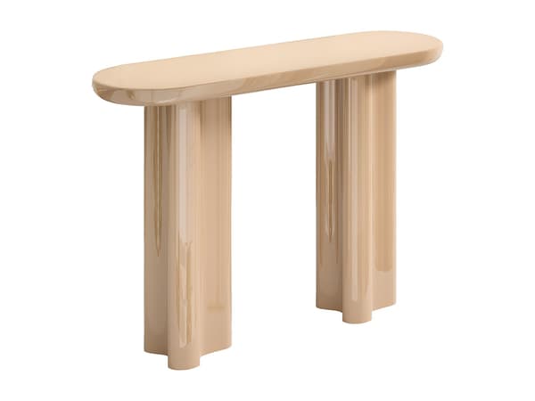 Vente-unique - Konsol i MDF - Beige lackerad - LESONA