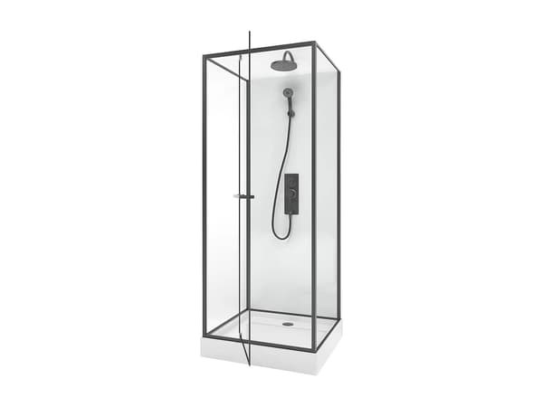 Vente-unique - Duschkabin med reversibel installation - SAVITO