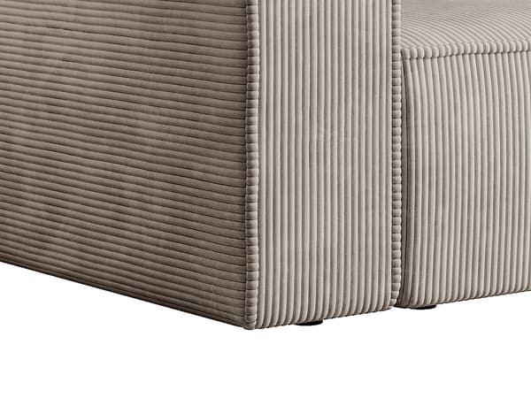 Vente-unique - 3-sits soffa i beige manchester AMELIA