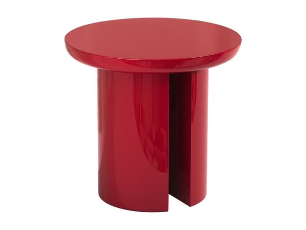 Vente-unique - Sidobord i MDF - Lackröd - DERLALI