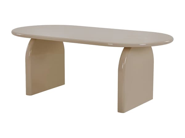 Vente-unique - Matbord för 8 personer i MDF - Blank beige - FELYRIA