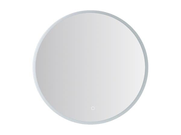 Vente-unique - Rund LED-badrumsspegel med imskydd - D80 cm - DANIELA