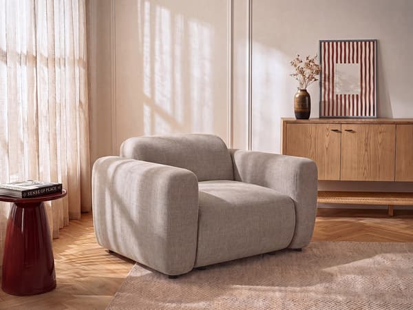 Vente-unique - Fåtölj i Grå Tyg av Maison Céphy POGNI