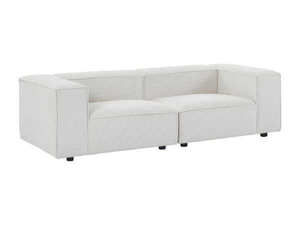 Vente-unique - 3-sitsig modulär soffa i beige manchester RUZOLO