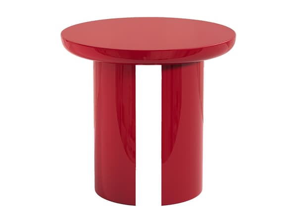 Vente-unique - Sidobord i MDF - Lackröd - DERLALI