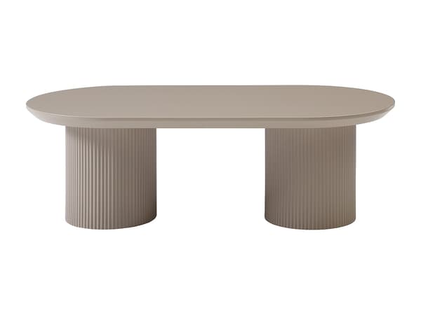 Vente-unique - Soffbord i MDF - Taupe - LORIMILA