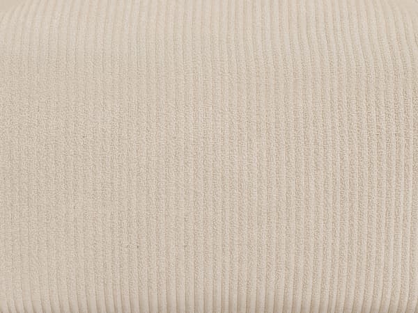 Vente-unique - Beige manchesterfåtölj NOUMARA