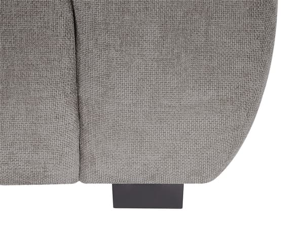 Vente-unique - 3-sitssoffa grått strukturerat tyg BERENIA