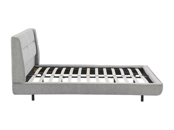 Vente-unique - 160 x 200 cm säng - Frottétyg - Grå - ISYDE