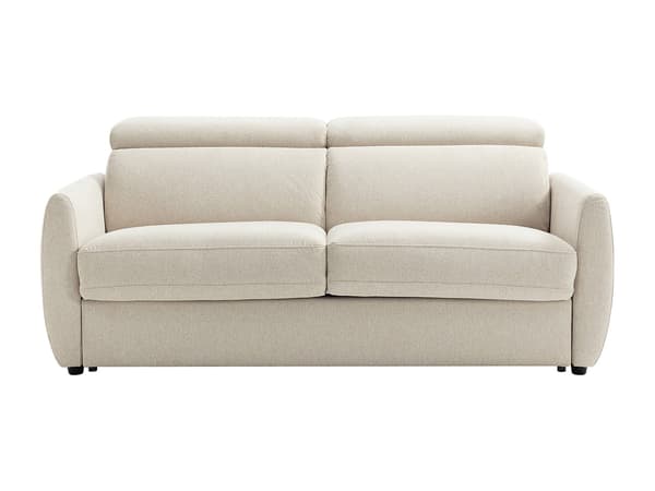 Vente-unique - 3-sits bäddsoffa express i beige tyg SOVALI