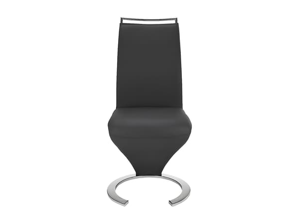 Vente-unique - 2-pack stolar TWIZY - Svart konstläder