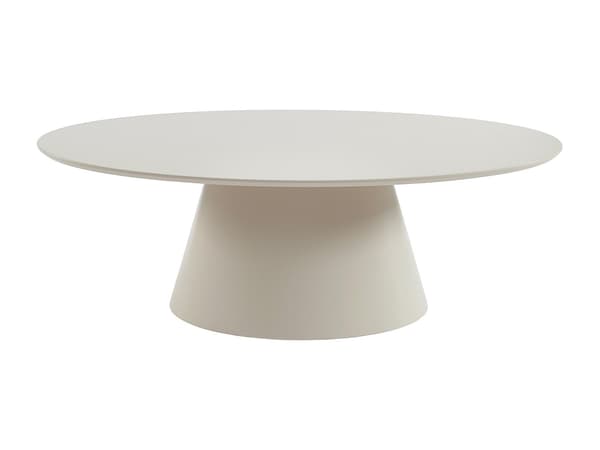 Vente-unique - Soffbord av MDF - Beige - ANTELADA