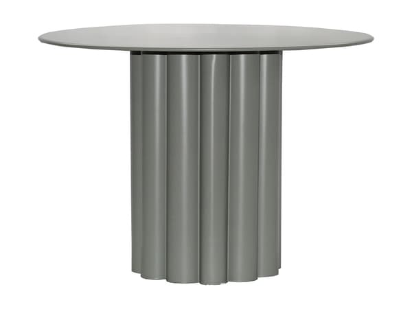 Vente-unique - Sidobord i metall - Kaki - WODOLI