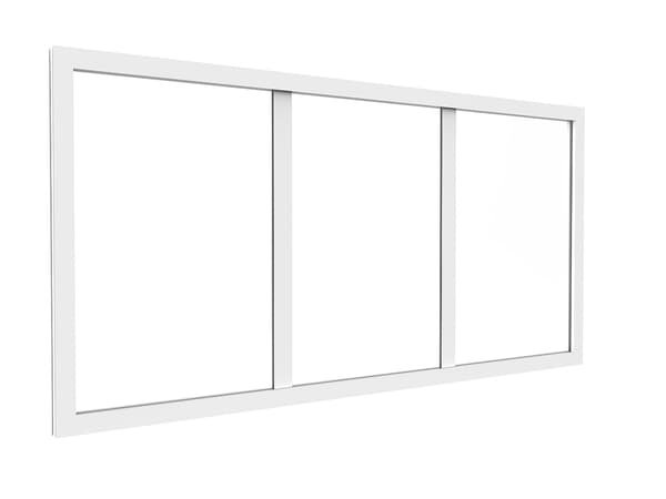 Vente-unique - Vindsöverdel i pulverlackerad aluminium - L83 x H40 cm - Vit - BAYVIEW