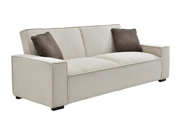 Vente-unique - 3-sits bäddsoffa i beige manchester SEKOTA