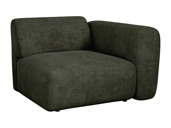 Vente-unique - 4-sits modulsoffa i grön tyg av Maison Céphy POGNI